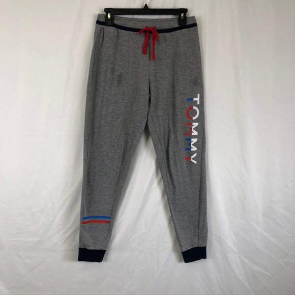 Tommy Hilfiger Women's Cozy Logo Jogger Grey Pants - Picture 2 of 6